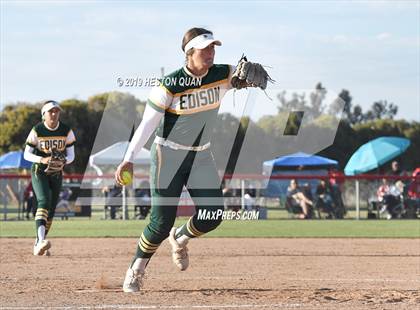 Thumbnail 2 in Edison @ Los Alamitos (Game 2) photogallery.
