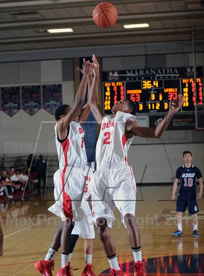 Thumbnail 1 in La Salle vs. Pasadena  (Rose City Roundball Classic) photogallery.