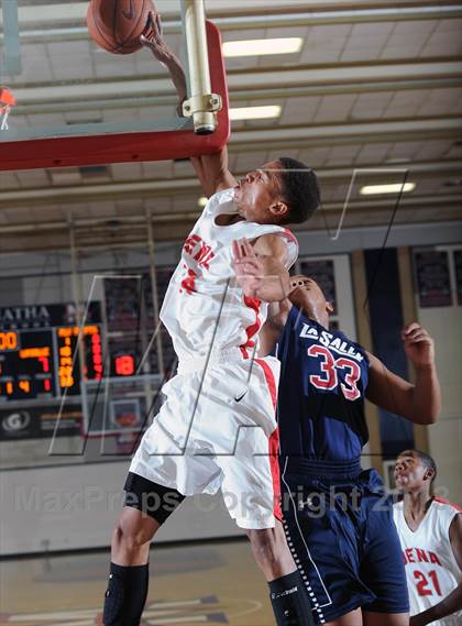 Thumbnail 3 in La Salle vs. Pasadena  (Rose City Roundball Classic) photogallery.