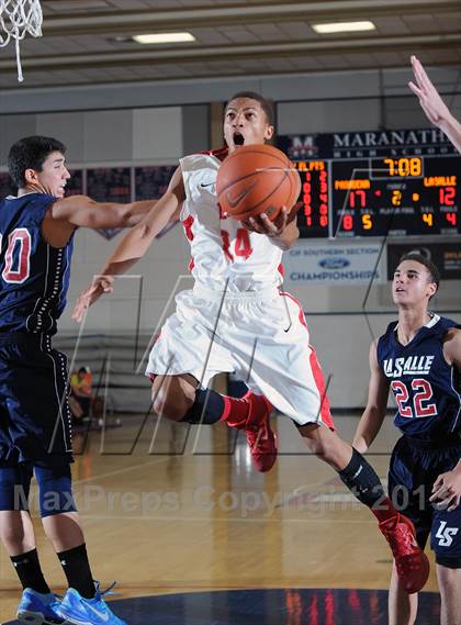 Thumbnail 2 in La Salle vs. Pasadena  (Rose City Roundball Classic) photogallery.