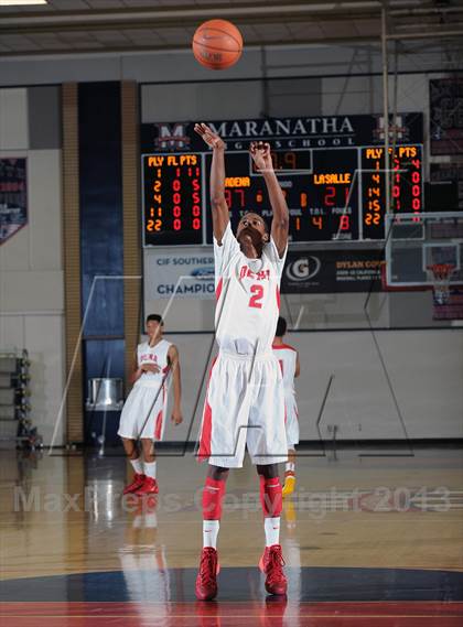 Thumbnail 1 in La Salle vs. Pasadena  (Rose City Roundball Classic) photogallery.