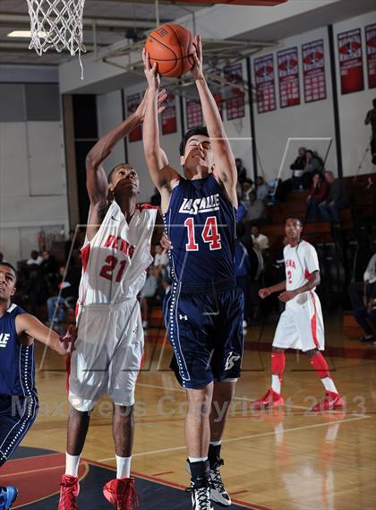 Thumbnail 1 in La Salle vs. Pasadena  (Rose City Roundball Classic) photogallery.