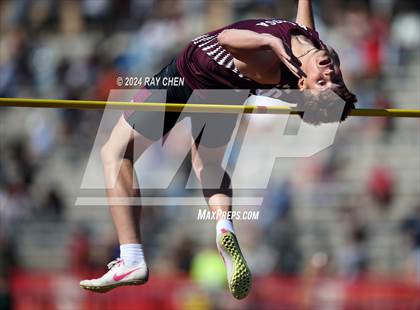Thumbnail 1 in CHSAA State Championships (High Jump, w/ De Beque's Scottie Vines) photogallery.