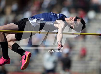 Thumbnail 1 in CHSAA State Championships (High Jump, w/ De Beque's Scottie Vines) photogallery.