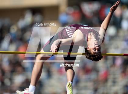 Thumbnail 3 in CHSAA State Championships (High Jump, w/ De Beque's Scottie Vines) photogallery.
