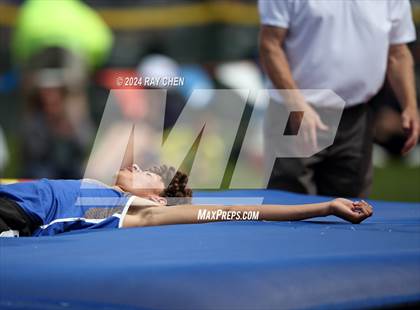 Thumbnail 3 in CHSAA State Championships (High Jump, w/ De Beque's Scottie Vines) photogallery.
