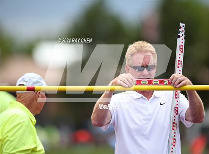 Thumbnail 1 in CHSAA State Championships (High Jump, w/ De Beque's Scottie Vines) photogallery.