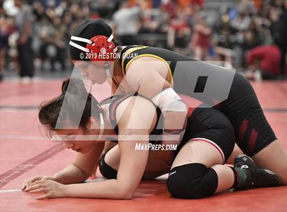 Thumbnail 3 in CIF SS Girls Wrestling Championships (Day 1 - 2/2) photogallery.