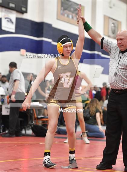 Thumbnail 3 in CIF SS Girls Wrestling Championships (Day 1 - 2/2) photogallery.