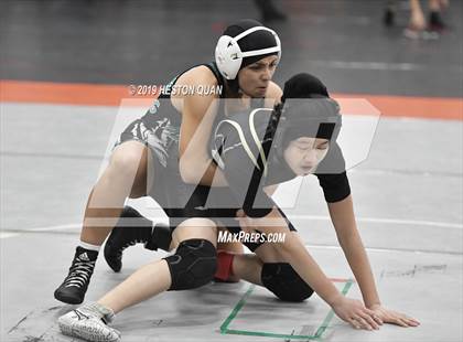 Thumbnail 2 in CIF SS Girls Wrestling Championships (Day 1 - 2/2) photogallery.