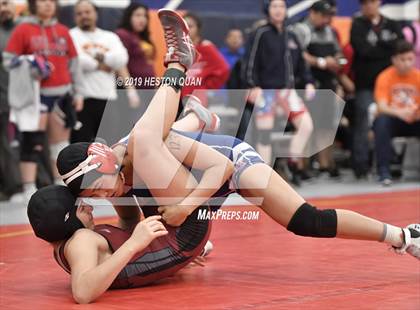 Thumbnail 3 in CIF SS Girls Wrestling Championships (Day 1 - 2/2) photogallery.