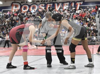 Thumbnail 2 in CIF SS Girls Wrestling Championships (Day 1 - 2/2) photogallery.