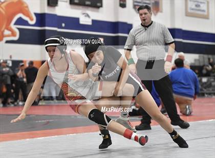 Thumbnail 3 in CIF SS Girls Wrestling Championships (Day 1 - 2/2) photogallery.