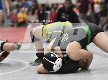 Thumbnail 2 in CIF SS Girls Wrestling Championships (Day 1 - 2/2) photogallery.