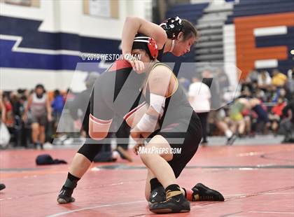 Thumbnail 3 in CIF SS Girls Wrestling Championships (Day 1 - 2/2) photogallery.