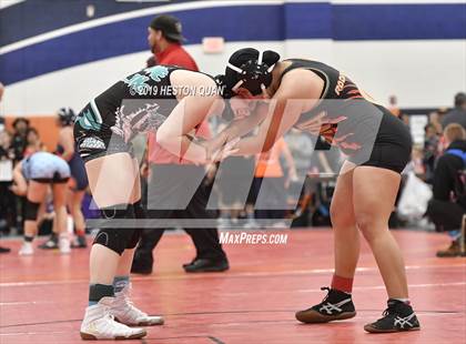 Thumbnail 2 in CIF SS Girls Wrestling Championships (Day 1 - 2/2) photogallery.