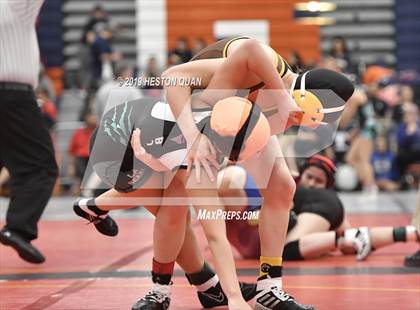 Thumbnail 2 in CIF SS Girls Wrestling Championships (Day 1 - 2/2) photogallery.