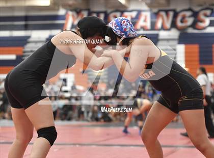 Thumbnail 3 in CIF SS Girls Wrestling Championships (Day 1 - 2/2) photogallery.