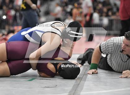 Thumbnail 3 in CIF SS Girls Wrestling Championships (Day 1 - 2/2) photogallery.