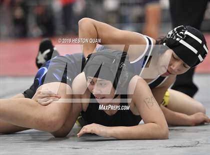 Thumbnail 3 in CIF SS Girls Wrestling Championships (Day 1 - 2/2) photogallery.