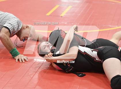 Thumbnail 2 in CIF SS Girls Wrestling Championships (Day 1 - 2/2) photogallery.