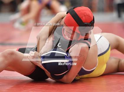 Thumbnail 2 in CIF SS Girls Wrestling Championships (Day 1 - 2/2) photogallery.