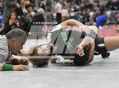 Thumbnail 1 in CIF SS Girls Wrestling Championships (Day 1 - 2/2) photogallery.