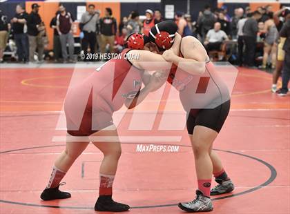 Thumbnail 3 in CIF SS Girls Wrestling Championships (Day 1 - 2/2) photogallery.