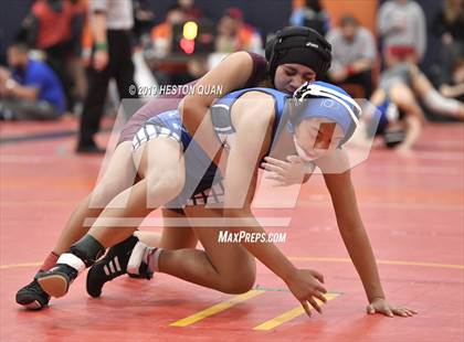Thumbnail 2 in CIF SS Girls Wrestling Championships (Day 1 - 2/2) photogallery.