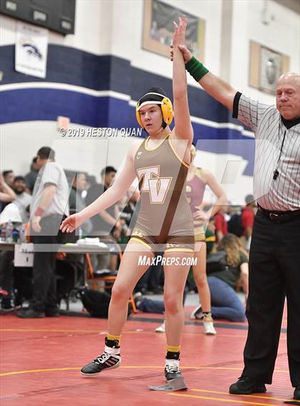 Thumbnail 1 in CIF SS Girls Wrestling Championships (Day 1 - 2/2) photogallery.