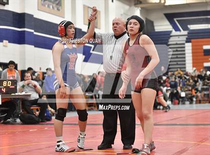 Thumbnail 1 in CIF SS Girls Wrestling Championships (Day 1 - 2/2) photogallery.