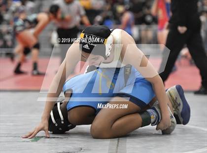 Thumbnail 2 in CIF SS Girls Wrestling Championships (Day 1 - 2/2) photogallery.