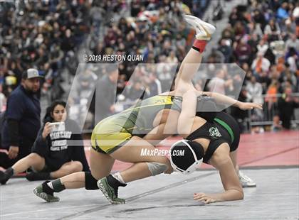 Thumbnail 2 in CIF SS Girls Wrestling Championships (Day 1 - 2/2) photogallery.