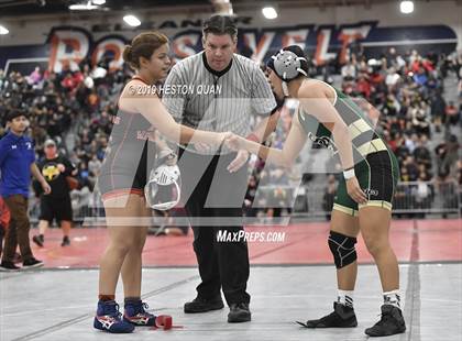 Thumbnail 1 in CIF SS Girls Wrestling Championships (Day 1 - 2/2) photogallery.