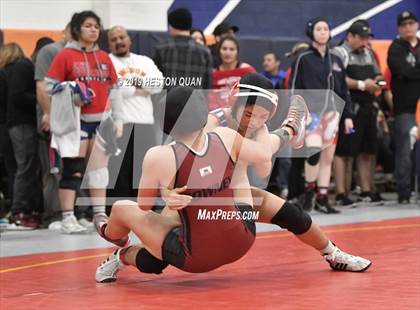 Thumbnail 3 in CIF SS Girls Wrestling Championships (Day 1 - 2/2) photogallery.