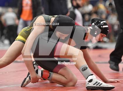 Thumbnail 2 in CIF SS Girls Wrestling Championships (Day 1 - 2/2) photogallery.