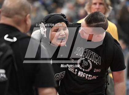 Thumbnail 2 in CIF SS Girls Wrestling Championships (Day 1 - 2/2) photogallery.