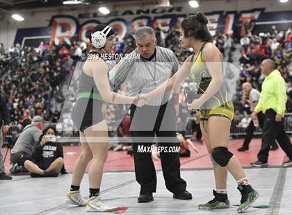 Thumbnail 1 in CIF SS Girls Wrestling Championships (Day 1 - 2/2) photogallery.