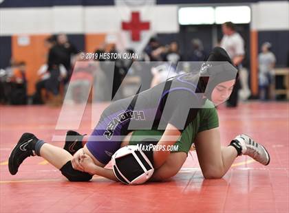 Thumbnail 3 in CIF SS Girls Wrestling Championships (Day 1 - 2/2) photogallery.