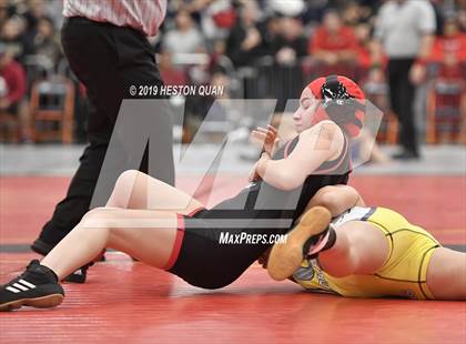 Thumbnail 1 in CIF SS Girls Wrestling Championships (Day 1 - 2/2) photogallery.