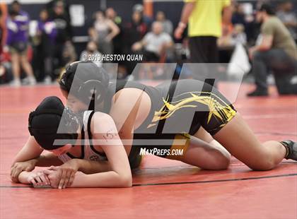 Thumbnail 3 in CIF SS Girls Wrestling Championships (Day 1 - 2/2) photogallery.