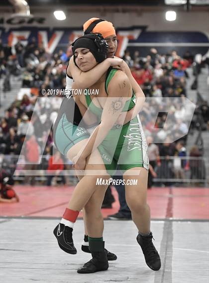 Thumbnail 3 in CIF SS Girls Wrestling Championships (Day 1 - 2/2) photogallery.