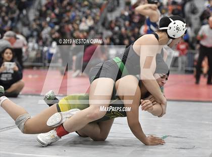 Thumbnail 2 in CIF SS Girls Wrestling Championships (Day 1 - 2/2) photogallery.