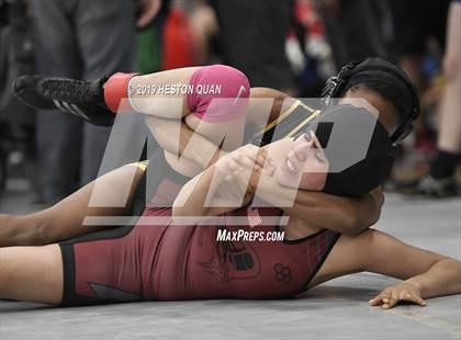 Thumbnail 3 in CIF SS Girls Wrestling Championships (Day 1 - 2/2) photogallery.