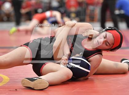 Thumbnail 3 in CIF SS Girls Wrestling Championships (Day 1 - 2/2) photogallery.