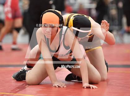 Thumbnail 2 in CIF SS Girls Wrestling Championships (Day 1 - 2/2) photogallery.