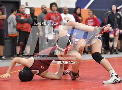 Thumbnail 1 in CIF SS Girls Wrestling Championships (Day 1 - 2/2) photogallery.