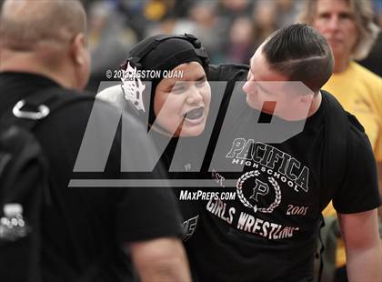 Thumbnail 3 in CIF SS Girls Wrestling Championships (Day 1 - 2/2) photogallery.