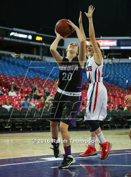 Thumbnail 3 in Vacaville Christian vs. Redding Christian (@ Sleep Train Arena) photogallery.