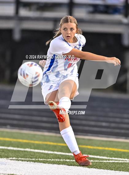 Thumbnail 2 in Delta vs Jay County (IHSAA 2A Section 24 Semifinal) photogallery.